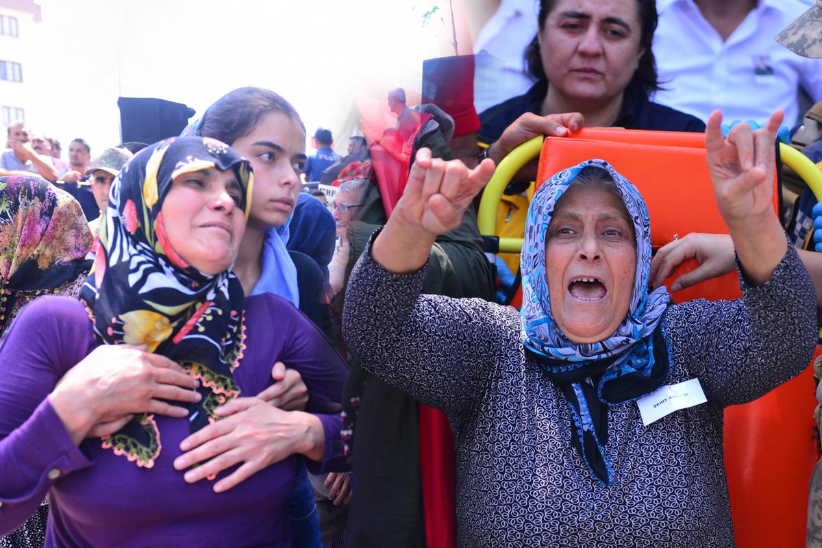 Şehitlerimize son veda! B&ouml;yle uğurladılar