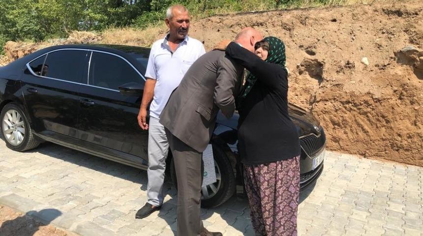 Manisa Büyükşehir’den şehit ailesine ziyaret