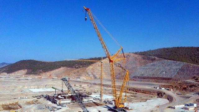 Dev vinç, Akkuyu NGS sahasına kuruldu