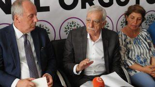 Muharrem İnce, görevden alınan Ahmet Türk'ü ziyaret etti