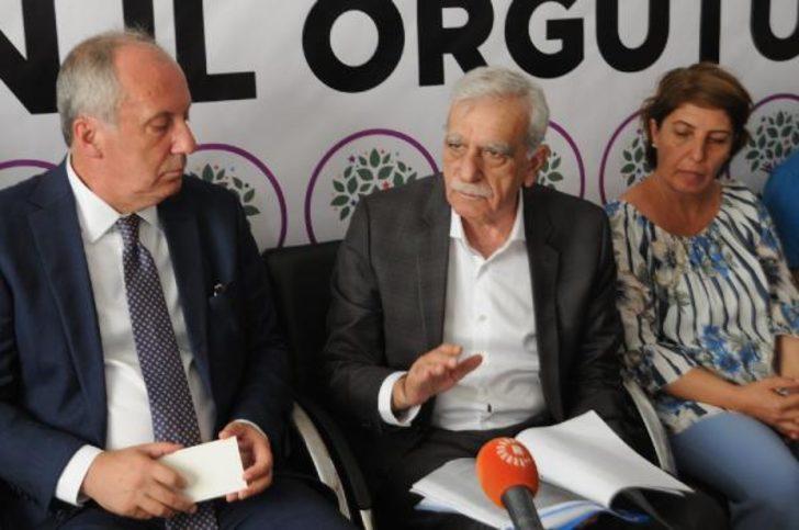 Muharrem İnce, görevden alınan Ahmet Türk'ü ziyaret etti G1