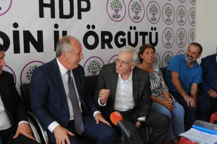 Muharrem İnce, görevden alınan Ahmet Türk'ü ziyaret etti G2