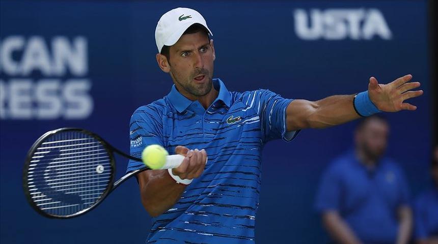 Son şampiyon Djokovic ABD Açık'ta ikinci turda