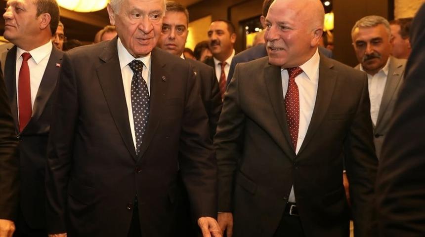 MHP Genel Başkanı Bah&ccedil;eli Erzurum&rsquo;da