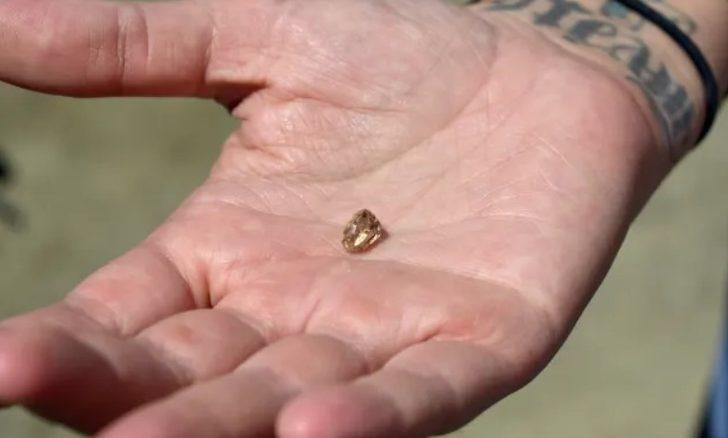 O videoyu izledi, 3,72 karatlık elmas buldu! G1