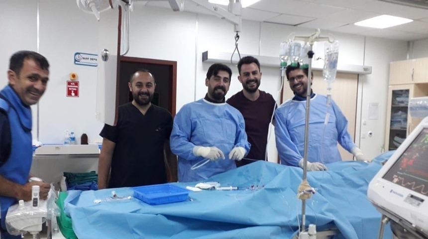 Bing&ouml;l&rsquo;de ilk defa şah damarı anjiyografisi