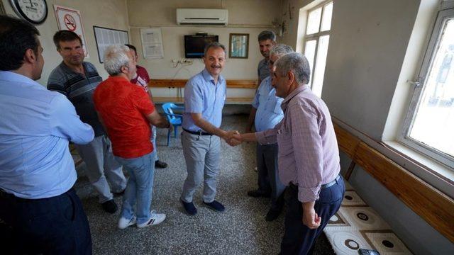 Başkan Kılınç’tan, kolej minibüs hattı şoförlerine ziyaret