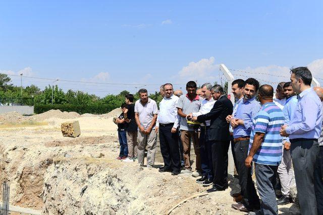 Başkan Çınar, cami temel atma törenine katıldı