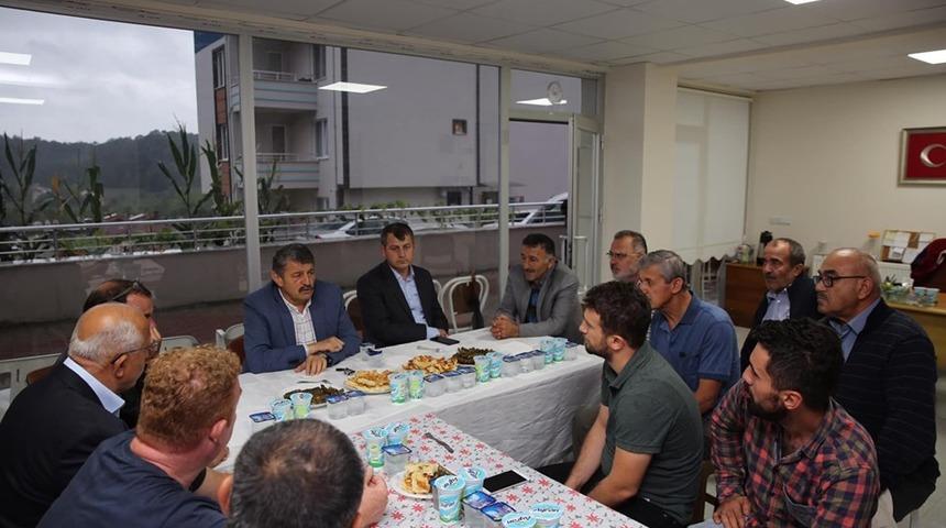 Başkan Akın, vatandaşlarla bir araya geldi