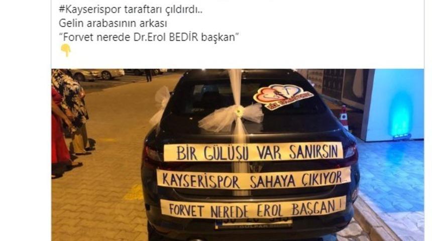 Kayserispor taraftarına forvet cevabı