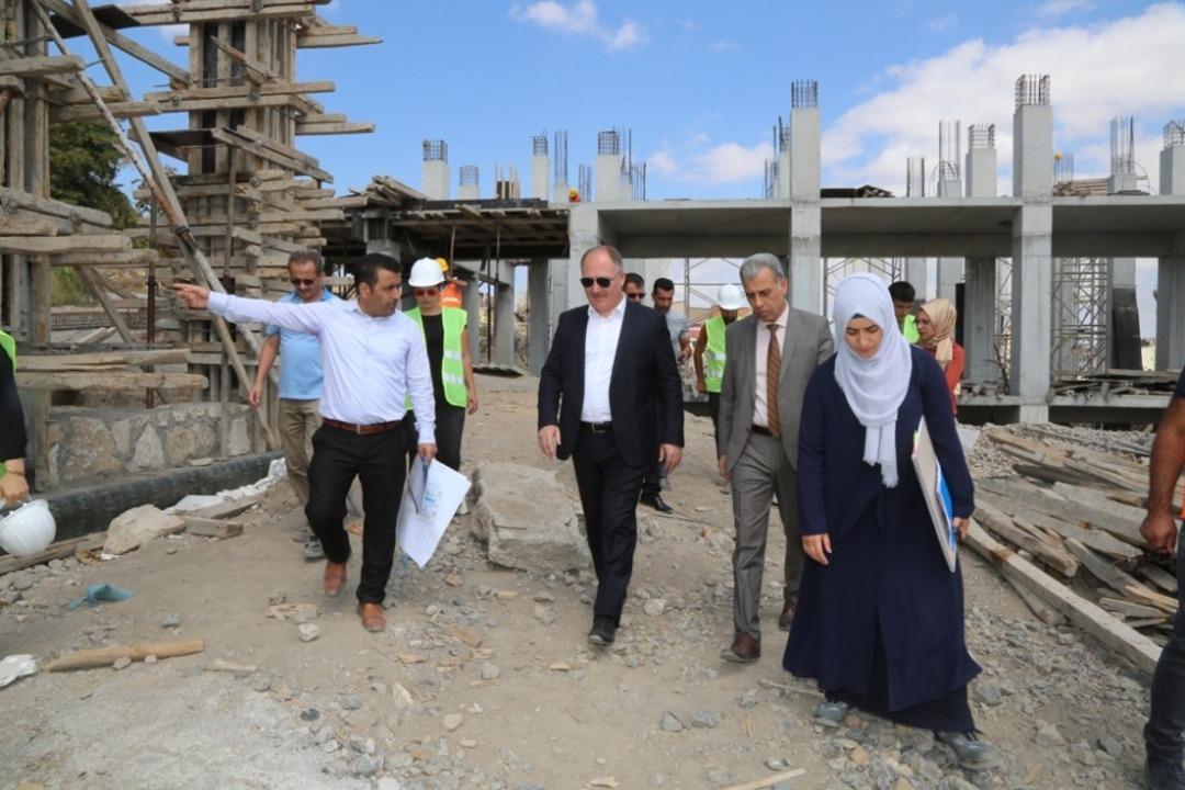 Kale projesinde kazı ve inşaat &ccedil;alışmaları s&uuml;r&uuml;yor