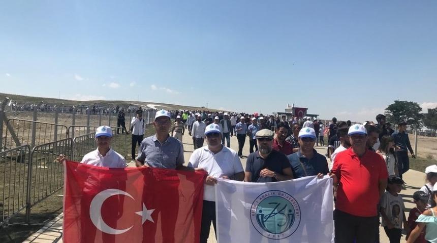 7 Aralık &Uuml;niversitesi Malazgirt Zaferi Kutlamalarına Katıldı