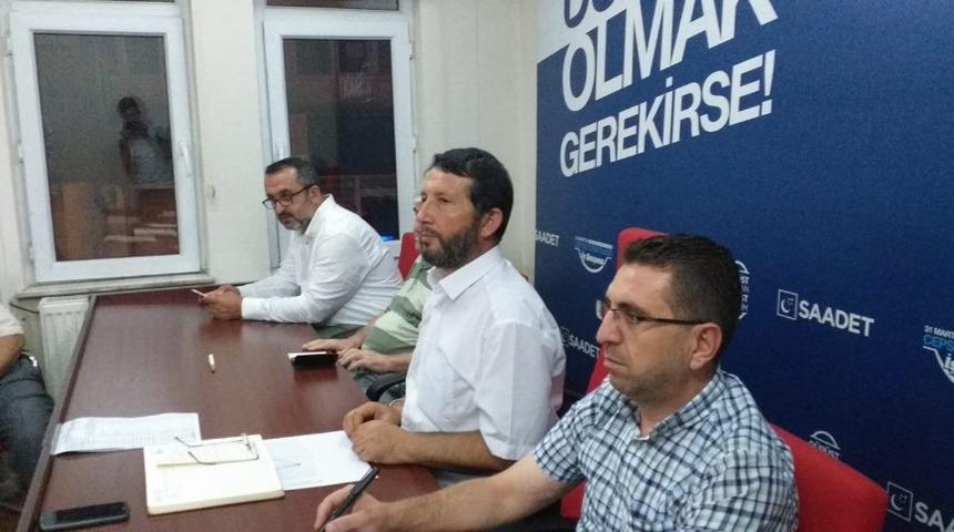 Saadet Partisi Ağustos Ayı İl Divan Toplantısı