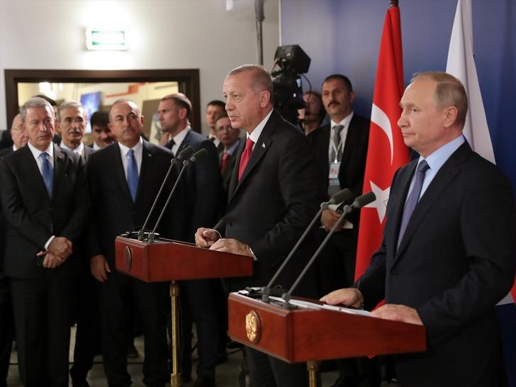 Cumhurbaşkanı Erdoğan ve Putin'den flaş açıklamalar G1