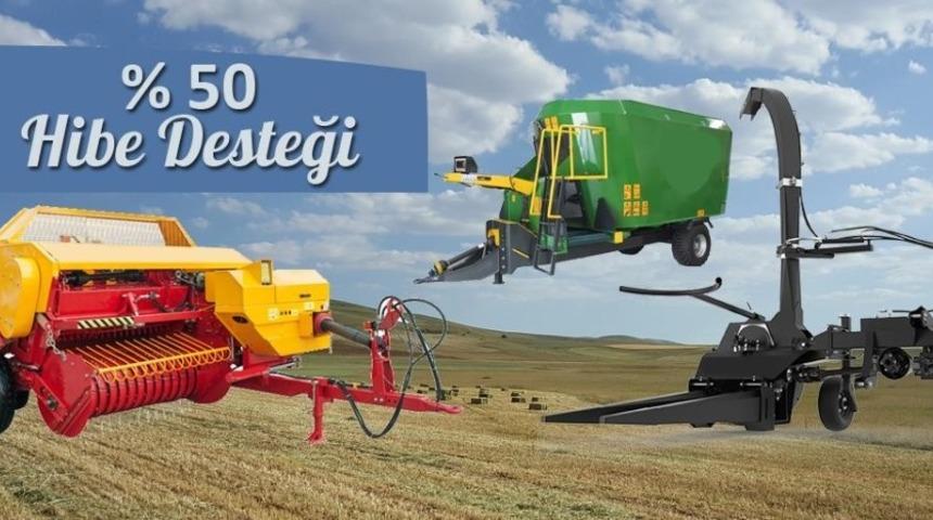 Tarım makinelerinde hibe desteği başvuruları devam ediyor