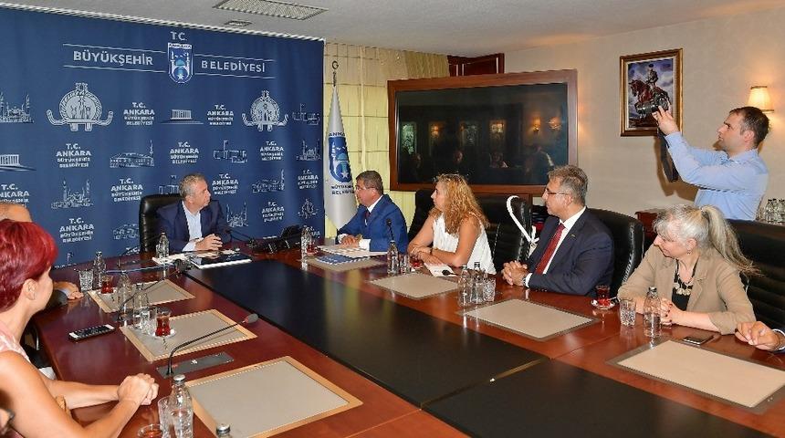 Başkan Yavaş İ&ccedil; Anadolu sanayicilerini kabul etti