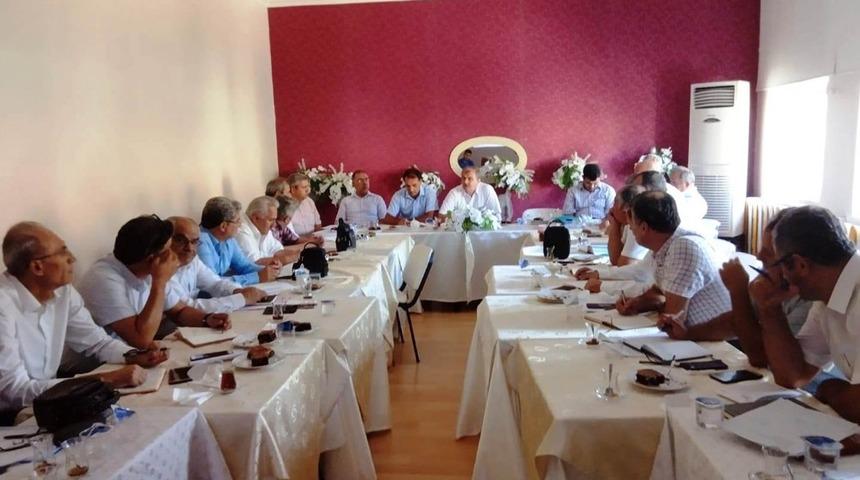 İl Milli Eğitim M&uuml;d&uuml;r&uuml; Okumuş, m&uuml;d&uuml;rler ile toplantıda buluştu