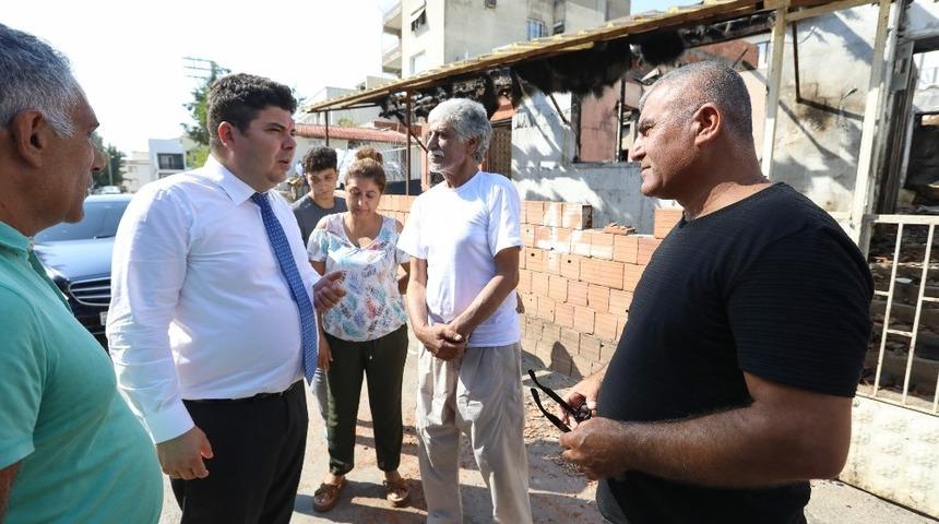 Başkan Kılıç’tan yanan ev için talimat