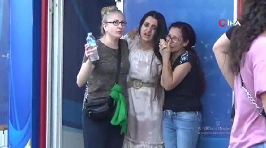 Kocası gözlerinin önünde öldürülünce erken doğum yaptı