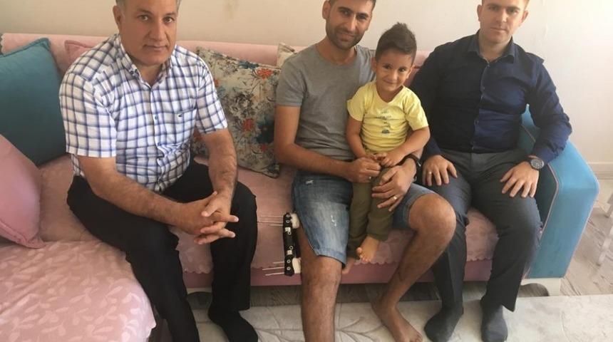 Kurum m&uuml;d&uuml;rlerinden gazi Uzman &Ccedil;avuş G&uuml;ll&uuml;&rsquo;ye ziyaret