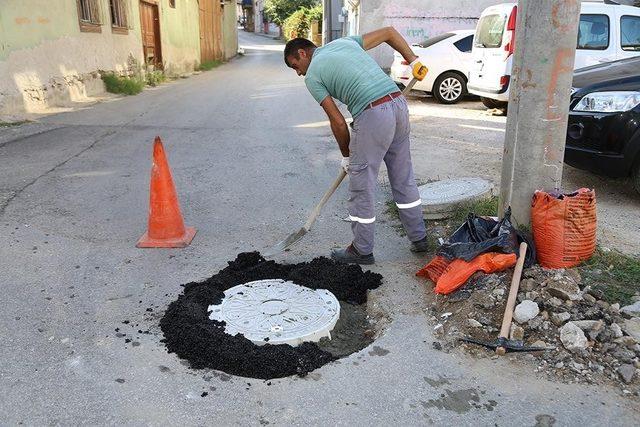 Rögar kapakları yol seviyesine çıkarılıyor