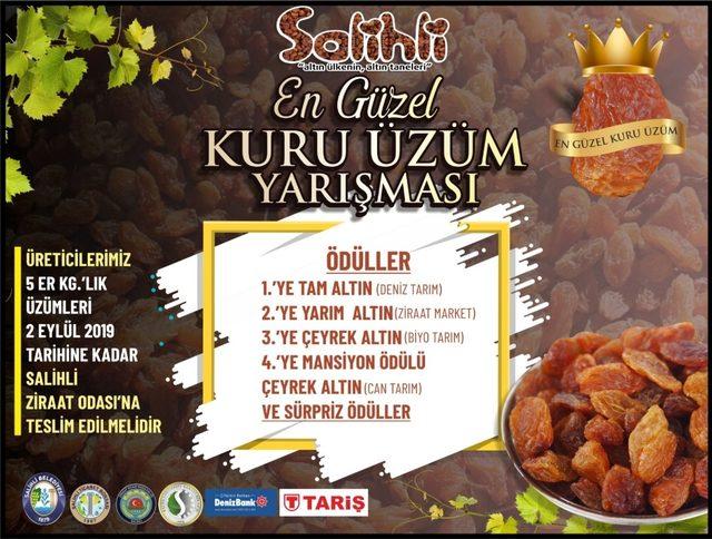 Salihli’de en güzel üzümler yarışacak