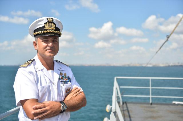 İtalya askeri eğitim gemisi İstanbul'da
