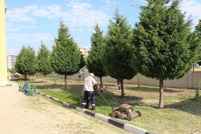 Yunusemre’de okul bahçeleri düzenleniyor