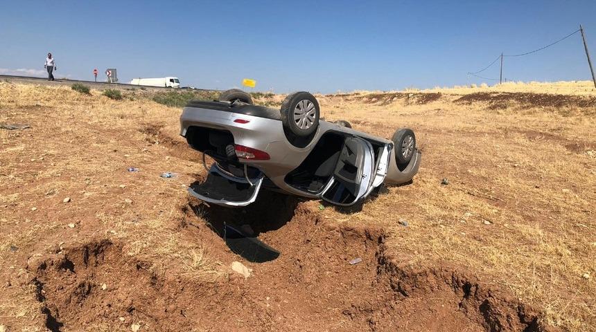 Siirt’te otomobil takla attı: 1 yaralı