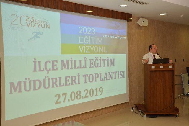 Milli Eğitim Müdürleri toplandı