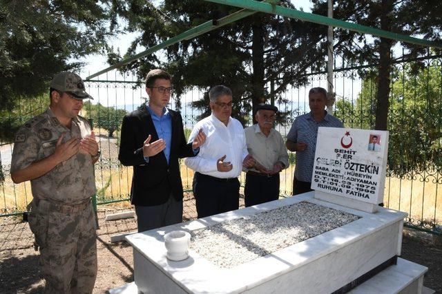 Şehit Çelebi Öztekin şahadetinin 23. yılında mezarı başında anıldı