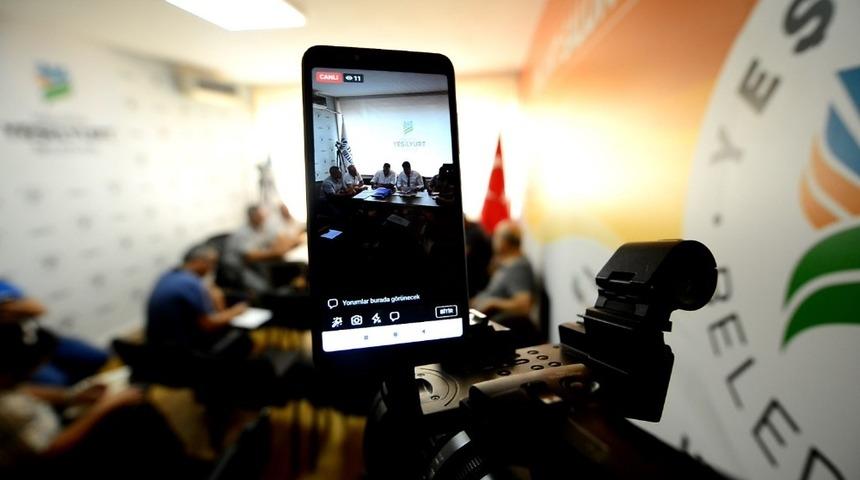 Yeşilyurt Belediyesi&rsquo;nde ihaleler artık canlı yayınlanıyor