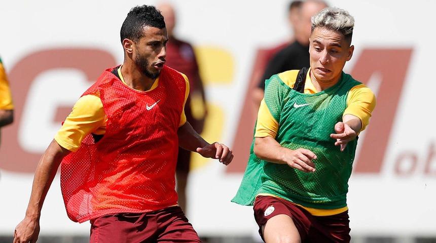 Galatasaray'da Belhanda takımla çalışmalara başladı