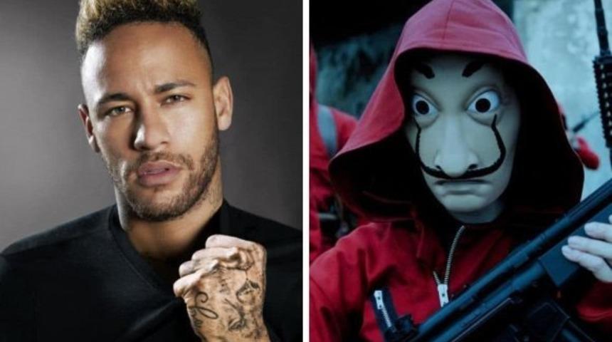 Yıldız futbolcu Neymar, La Casa de Papel'de