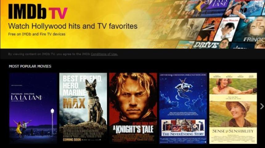 IMDB TV uygulaması üzerinden film izlemek ücretsiz oldu