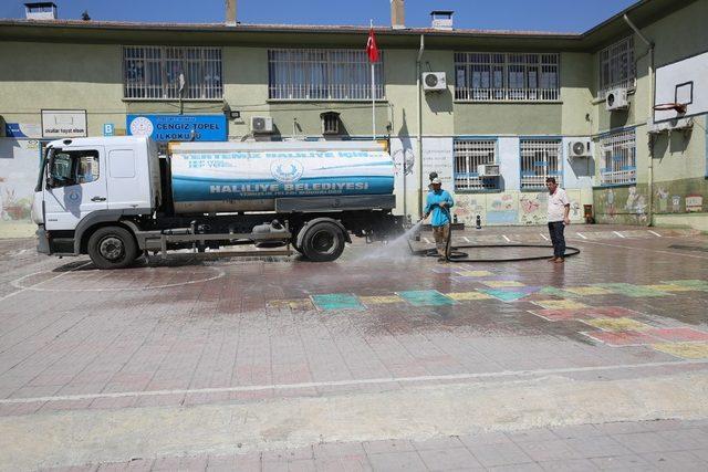 Haliliye’de okullarda temizlik seferberliği