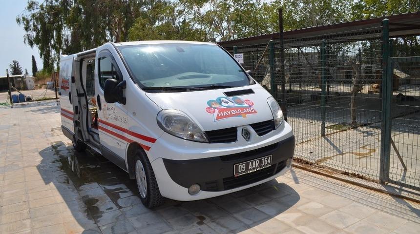 Didim’de sokak hayvanlarının bir ambulansı oldu