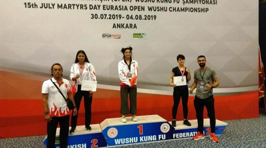 Müdür Vekili, Avrasya ve Balkan Wushu Kungfu Şampiyonu oldu