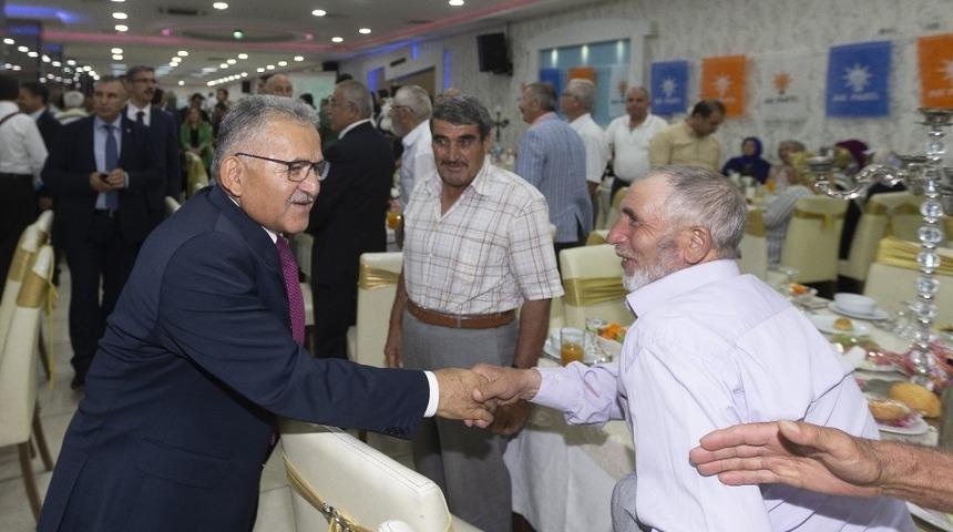 Başkan B&uuml;y&uuml;kkılı&ccedil;, Tomarza&rsquo;dan sonra Talas&rsquo;ta