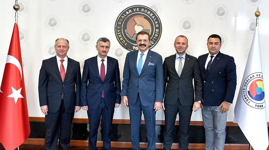 Başkan Keleş Hisarcıklıoğlu&rsquo;na Ereğli ekonomisini anlattı