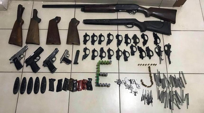 Bisiklet tamir d&uuml;kkanında silah imalatı