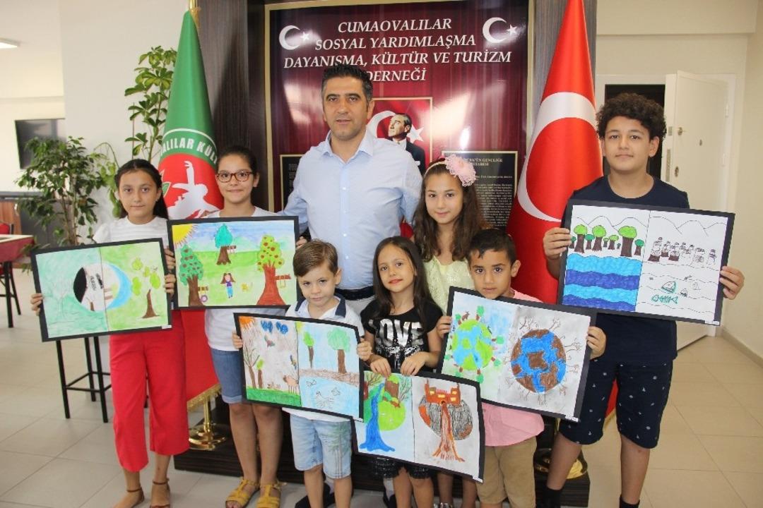 Yangın mağdurlarına anlamlı destek