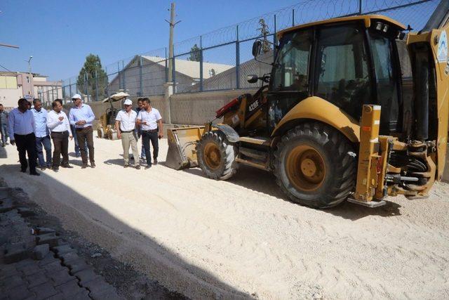 Eyyübiye’de kilitli parke çalışması