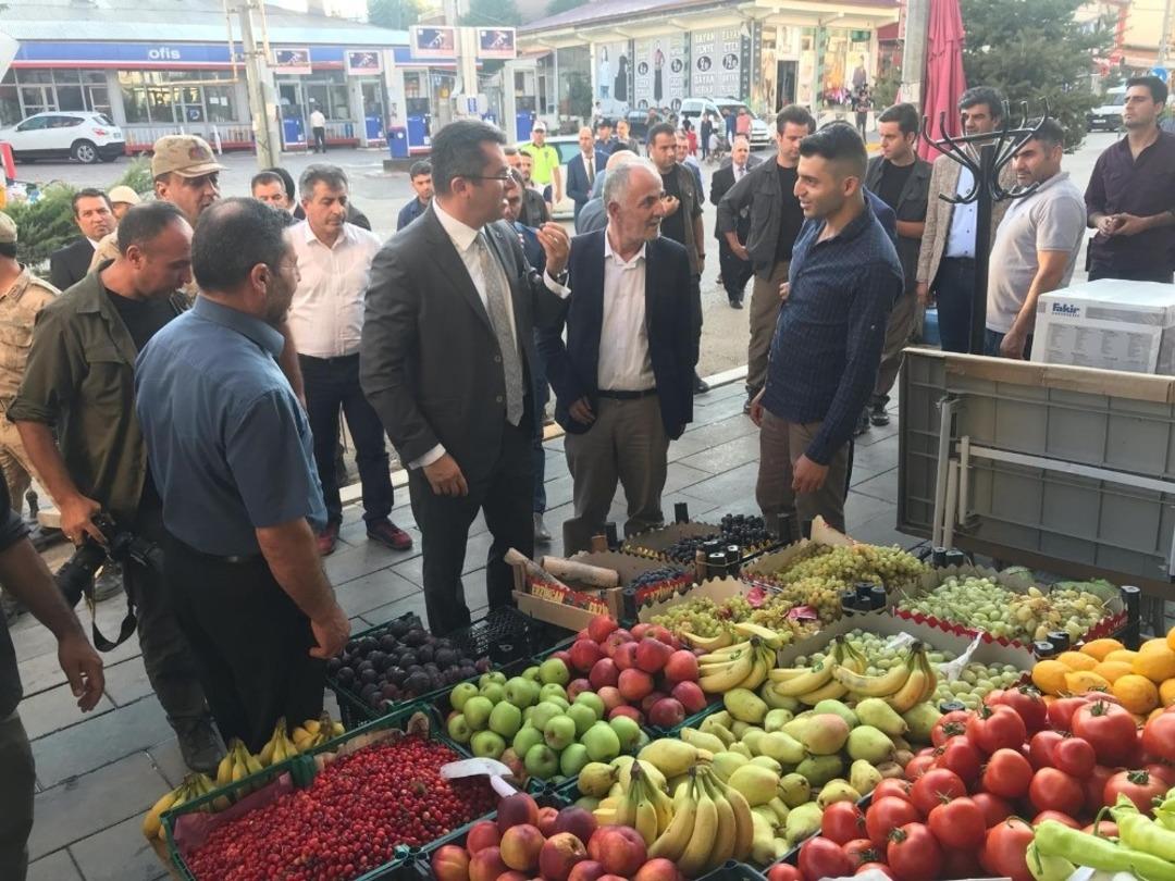 Erzurum Valisi Okay Memiş, Horasan&rsquo;da