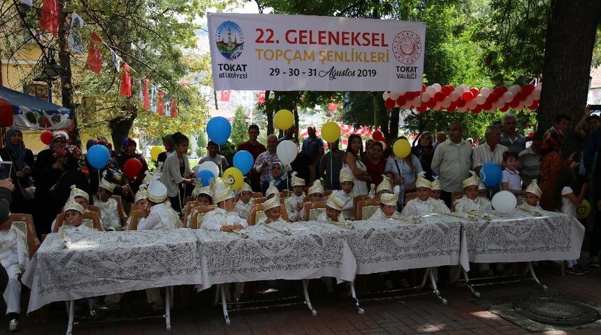 Topçam şenlikleri sünnet şöleni ile başladı