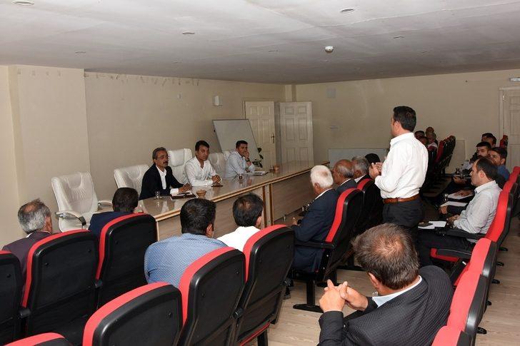 Başkan Şeylan muhtarlarla istişare toplantısı gerçekleştirdi G1