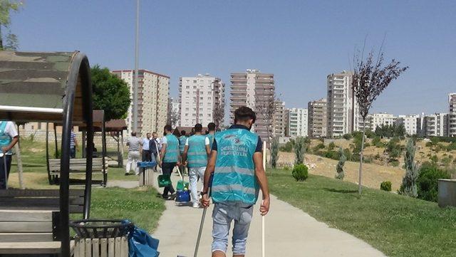 Denetim serbestliği kapsamında parklar temizlendi