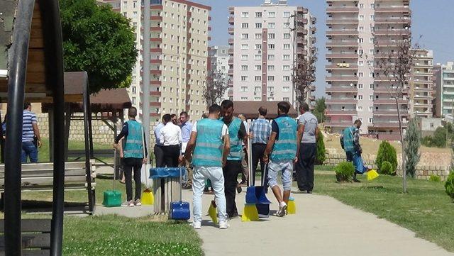 Denetim serbestliği kapsamında parklar temizlendi