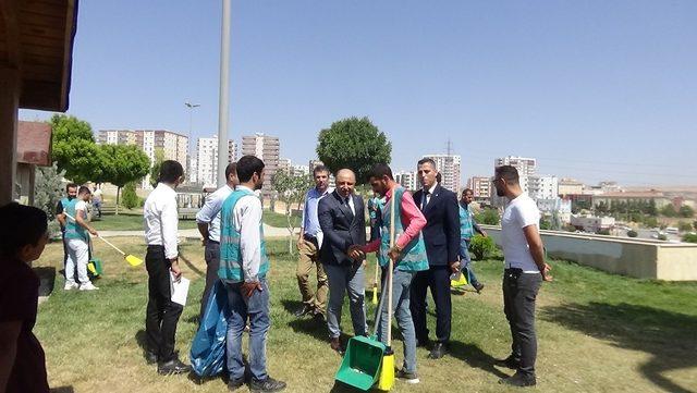 Denetim serbestliği kapsamında parklar temizlendi