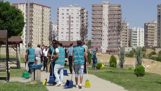 Denetim serbestliği kapsamında parklar temizlendi